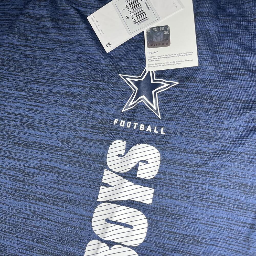 NWT Nike Dri Fit Men’s Medium Dallas Cowboys NFL Dri-Fit T-Shirt Sport Apparel - Picture 6 of 9